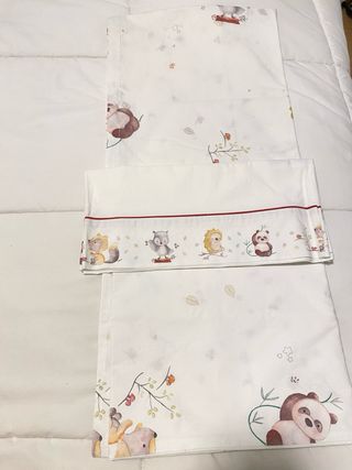 Lote de sábanas de cuna y cuna colecho