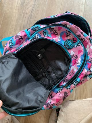 Mochila escolar CoolPack portátil 3 cremalleras
