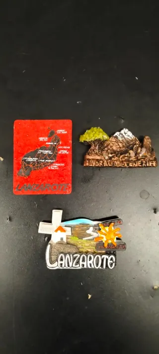 3 Imanes: 2 Lanzarote y 1 Tenerife