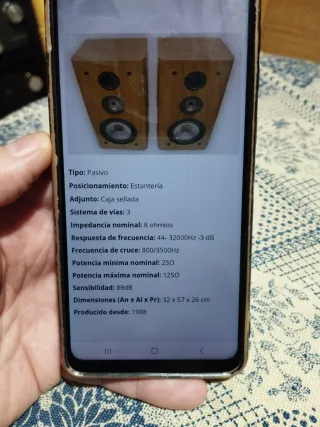 Altavoces Infinity RS4000 Negros