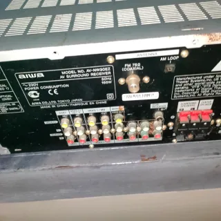 Amplificador Aiwa AV-NW30 Plata