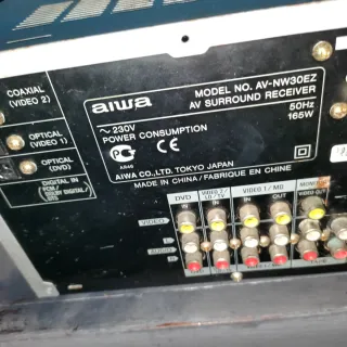 Amplificador Aiwa AV-NW30 Plata