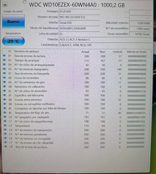 Disco Duro 1TB Western Digital WD10EZEX