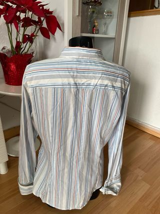Camisa Tommy Hilfiger Rayas Azul Blanco