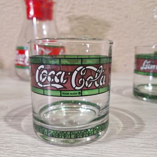 Set 6 Bicchieri + Caraffa Coca Cola Liberty Anni 8