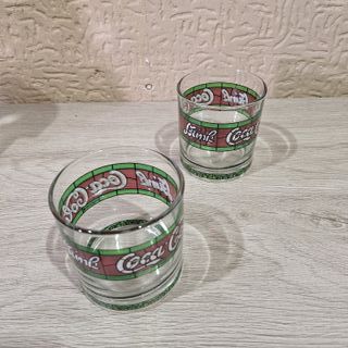 Set 6 Bicchieri + Caraffa Coca Cola Liberty Anni 8