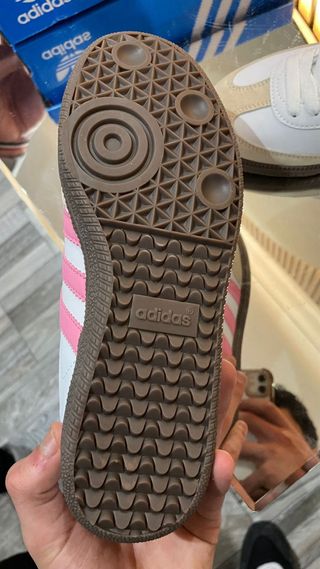 Zapatillas Adidas Blancas y Rosas Mujer