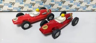 Scalextric Cooper Doble Guía Rojo oscuro