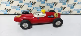 Scalextric Cooper Doble Guía Rojo oscuro