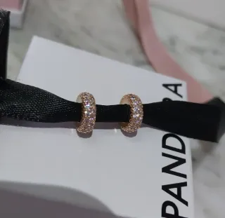 2 charms Separadores Pandora Oro