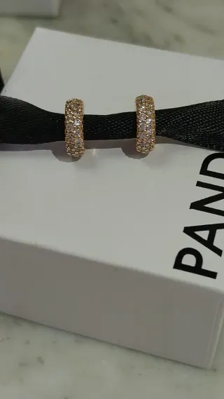 2 charms Separadores Pandora Oro