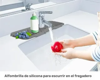 Protector salpicaduras grifo silicona