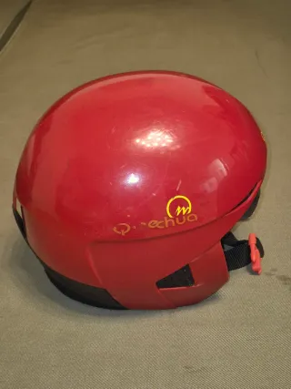 Casco Esquí Niña Niño Quechua Rojo