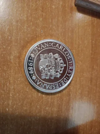 Moneda Plata V Centenario 1492-1992