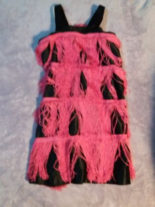 Disfraz Cabaret con Flecos