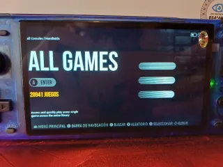 Consola Retro Portátil 128GB WiFi Azul