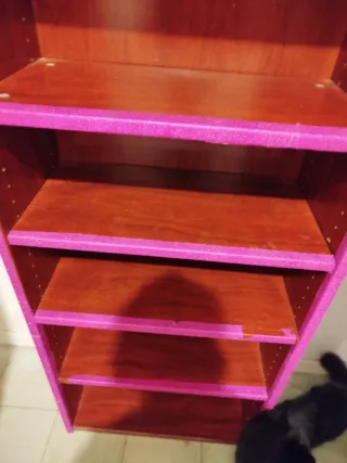 Estantería de madera , armario