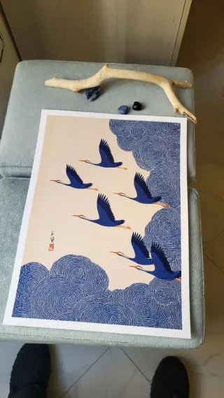 Poster A3 Gru 250gr Carta Tipografica
