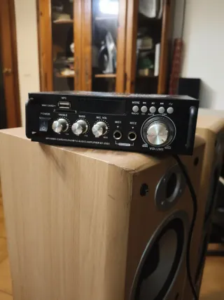 Altavoces Jamo E-350 Marrón y Plata
