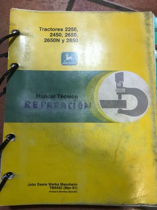 Manual Técnico John Deere Tractores 2250-2450-2650