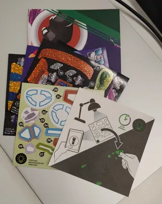 Brinquedo McDonald's x Crayola |  Glow-in-the-Dark