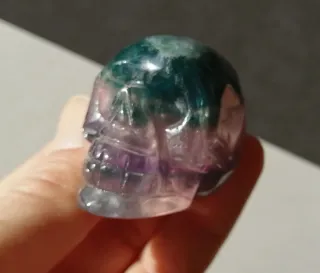 Calavera Fluorita Energética