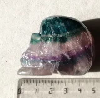 Calavera Fluorita Energética