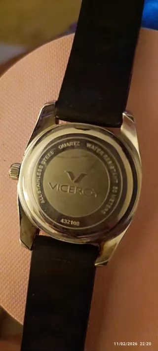Reloj Viceroy Negro y Plateado