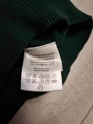 Maglione Sun68 Uomo Taglia S Colore Verde Kashmir