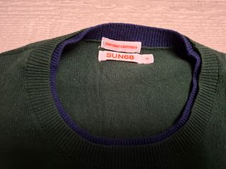 Maglione Sun68 Uomo Taglia S Colore Verde Kashmir