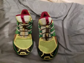 Zapatillas Salomon Trail Running Verde/Amarillo