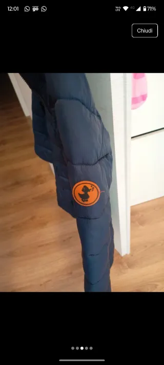 Save the Duck Giubbotto Bambina Blu 8 Anni