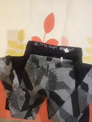 Lote 2 Pantalones Desigual Talla M