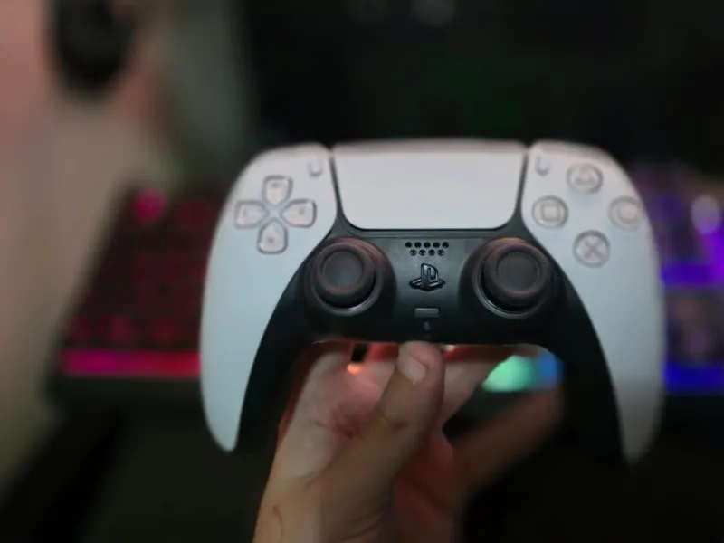 Mando PS5 dualsense BDM-50 Blanco con Palancas afbeelding 2