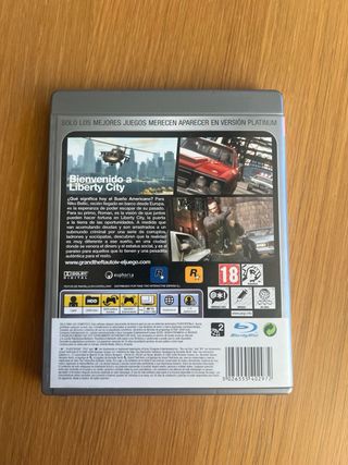 Grand Theft Auto IV PS3 Platinum