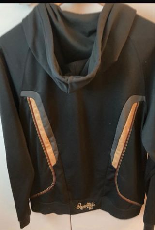 Chaqueta Nike Ronaldinho Negra y Dorada