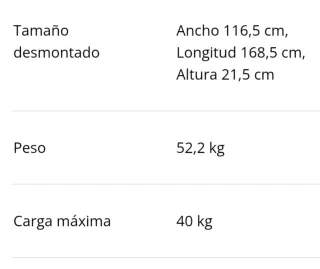 Mesa Comedor rectangular Jysk