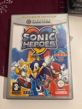 Gamecube sonic héroes completo