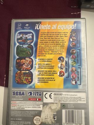 Gamecube sonic héroes completo