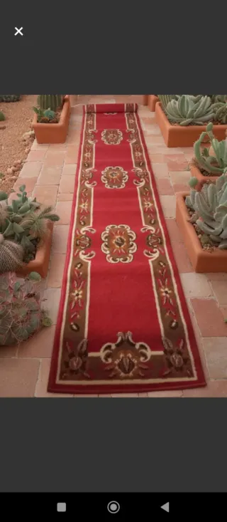 Tappeto Classico Rosso per Corridoio