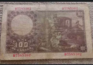 Billete 100 Pesetas España