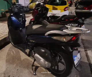 Honda SH 125 Scooter Azul/Plata