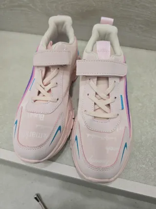 Zapatillas niña rosa talla 33