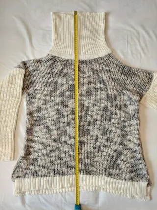 Jersey jaspeado cuello alto