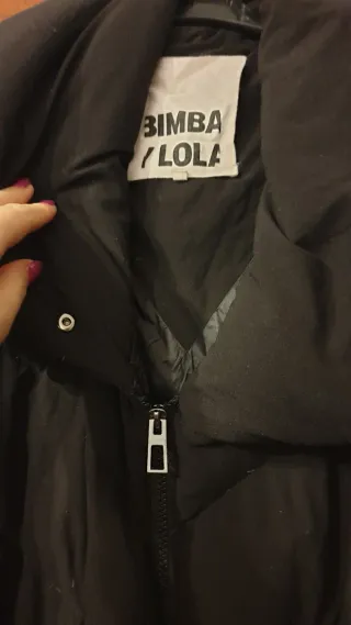Bimba y Lola Chaqueta Negra Talla M-L