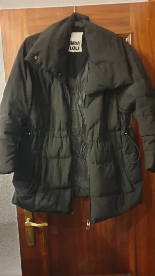 Bimba y Lola Chaqueta Negra Talla M-L