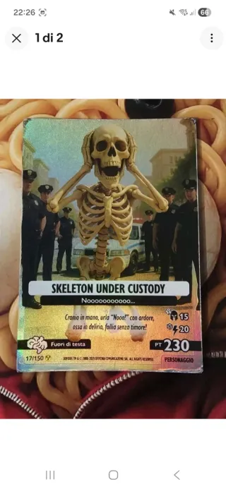 Carta Brainrot N°17 Nucleare SENZA P