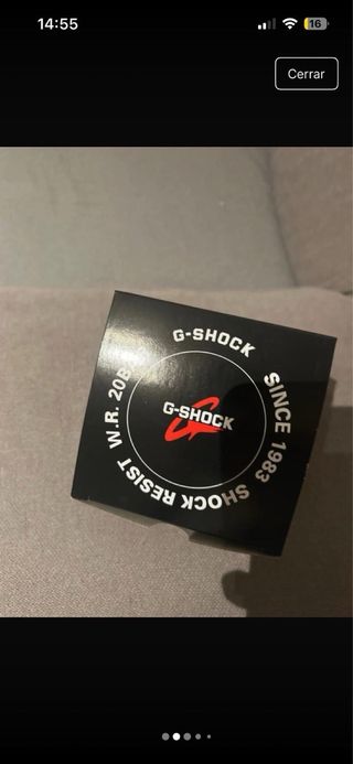 Reloj G-Shock Negro Multicolor