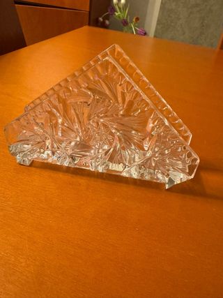 Portatovaglioli in cristallo decorato