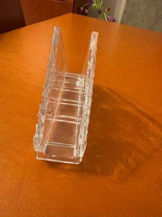 Portatovaglioli in cristallo decorato